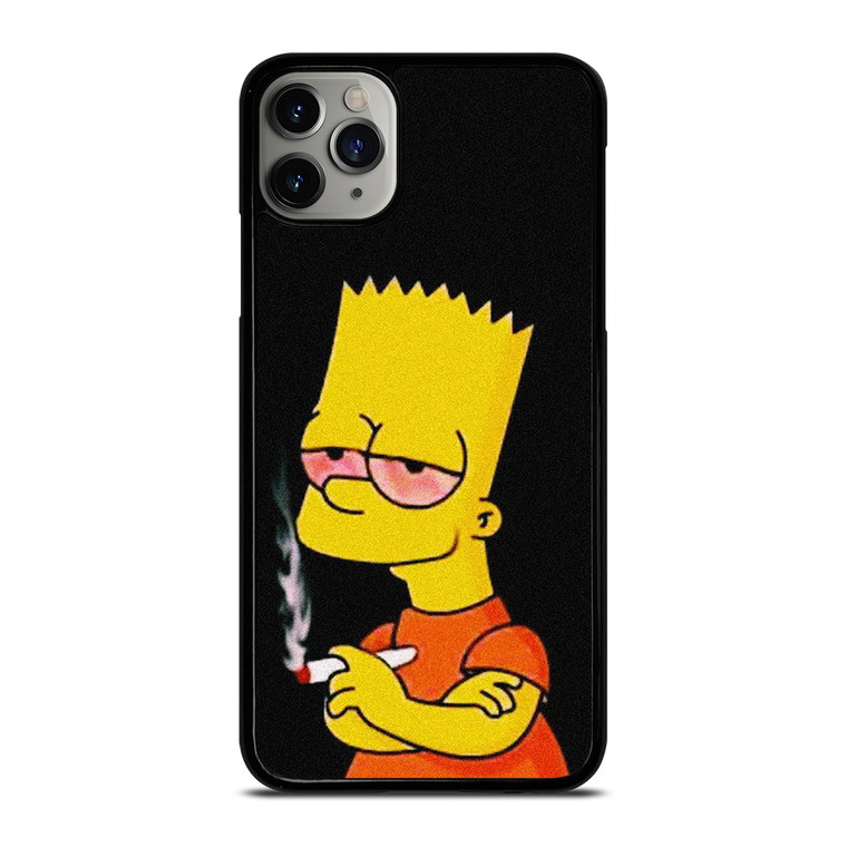 BART SIMPSONS WEEDS CIGARATTE iPhone 11 Pro Max Case Cover