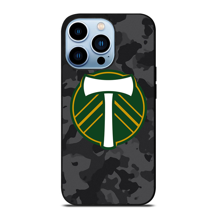 PORTLAND TIMBERS MLS BLACK CAMO iPhone 13 Pro Max Case Cover