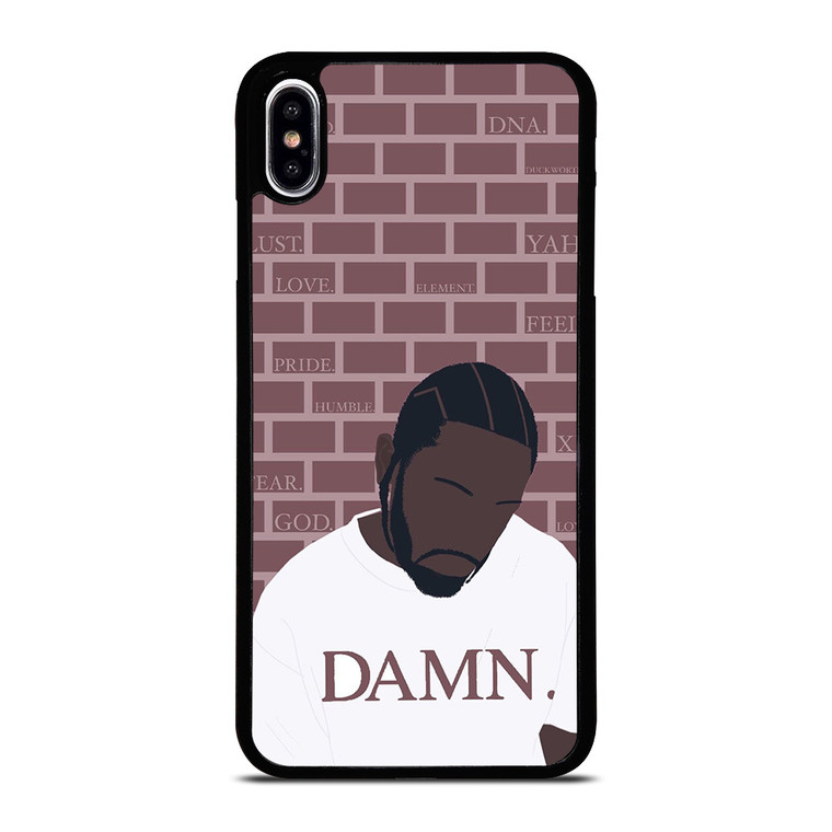 KENDRICK LAMAR DAMN CARTOON iPhone XS Max Case Cover