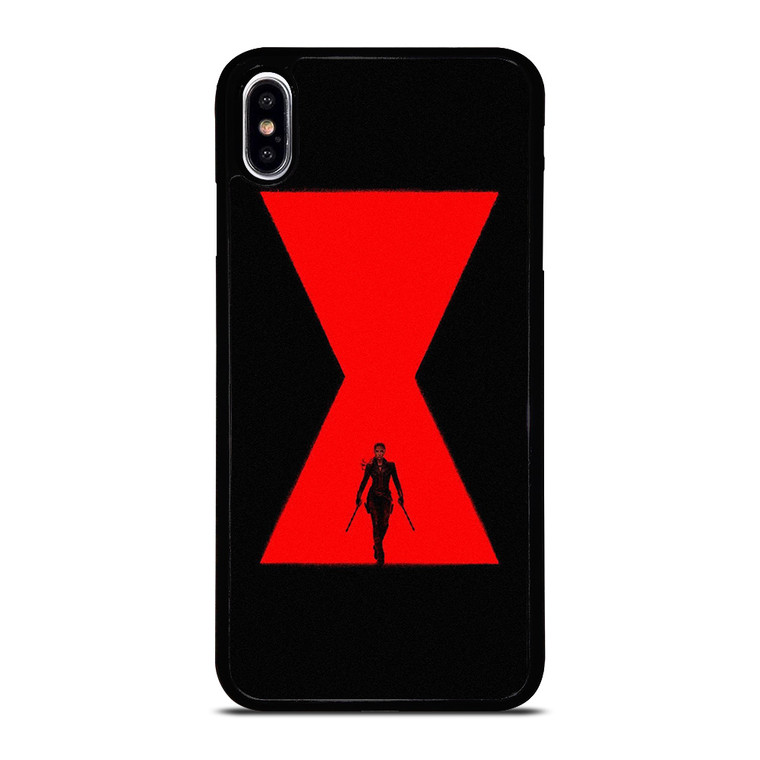 MARVEL BLACK WIDOW SYMBOL iPhone XS Max Case Cover