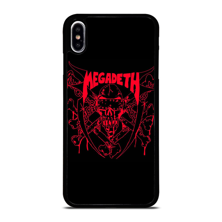 MEGADETH METAL BAND LOGO iPhone XS Max Case Cover