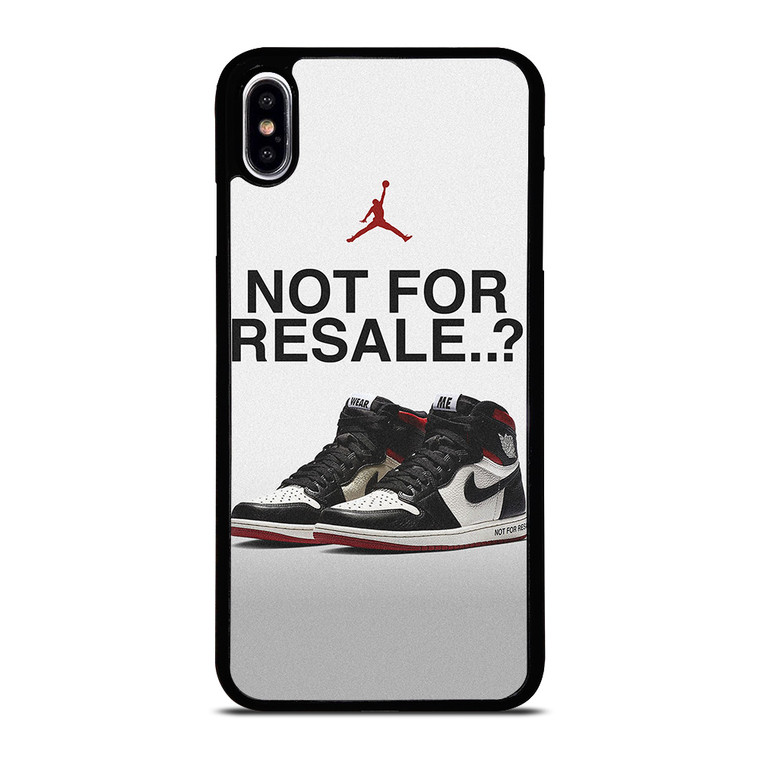 NIKE AIR JORDAN RETRO NOT FOR RESALE iPhone XS Max Case Cover
