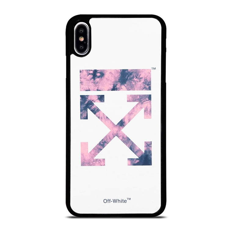 OFF WHITE PURPLE MARBLE iPhone XS Max Case Cover