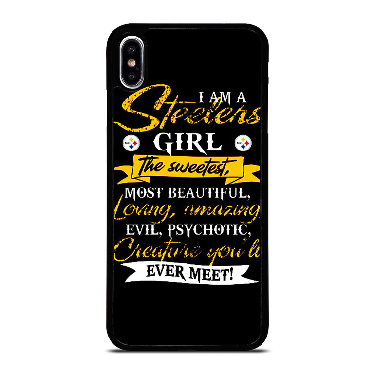 PITTSBURGH STEELERS GIRL FANS iPhone XS Max Case Cover