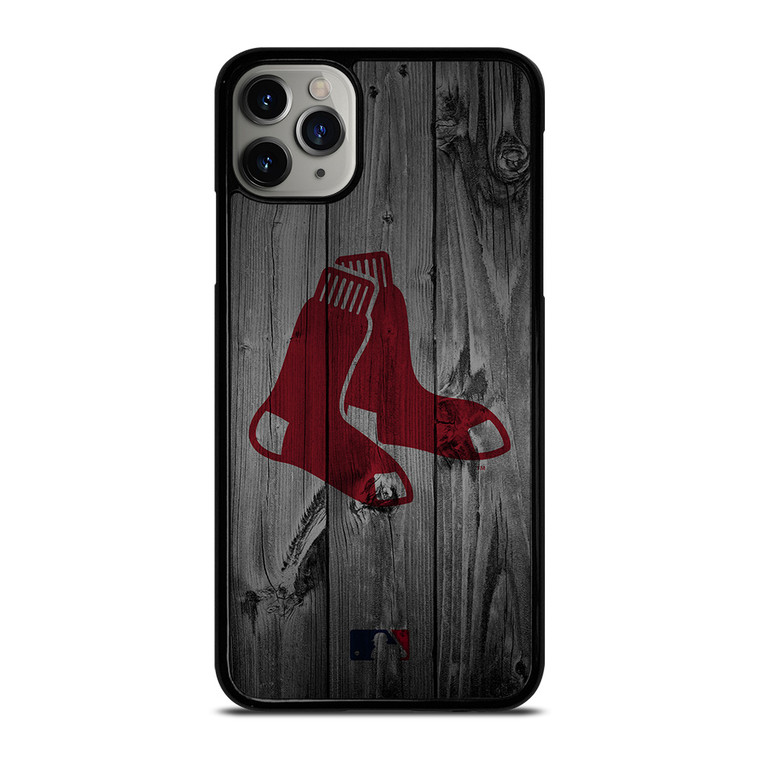 BOSTON RED SOX BASEBALL MLB WOOD LOGO iPhone 11 Pro Max Case Cover