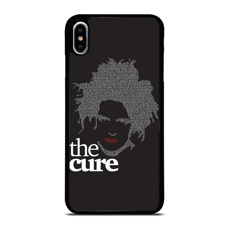 ROBERT SMITH THE CURE TYPOGRAPHY iPhone XS Max Case Cover