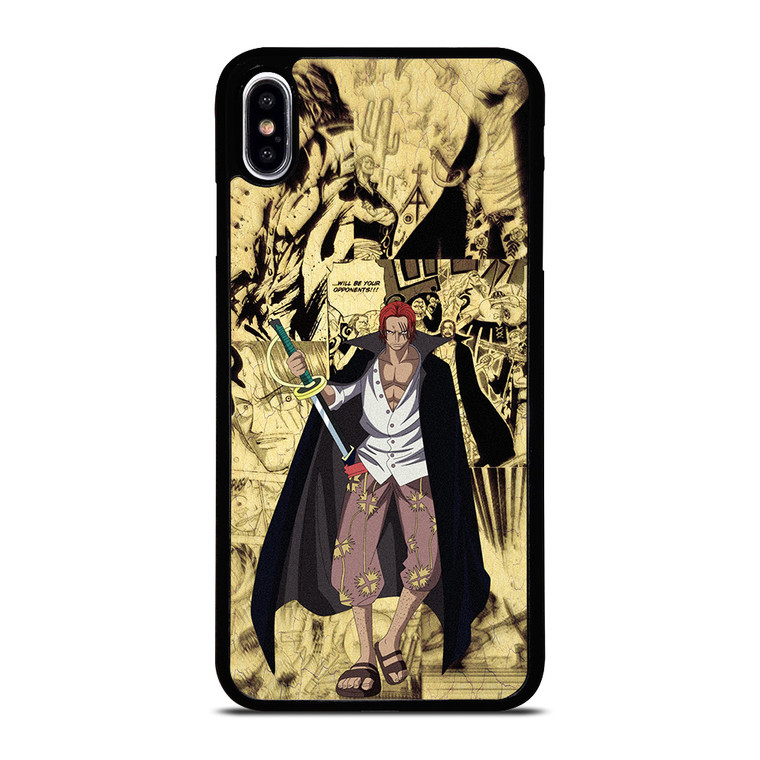 SHANKS ONE PIECE MANGA iPhone XS Max Case Cover