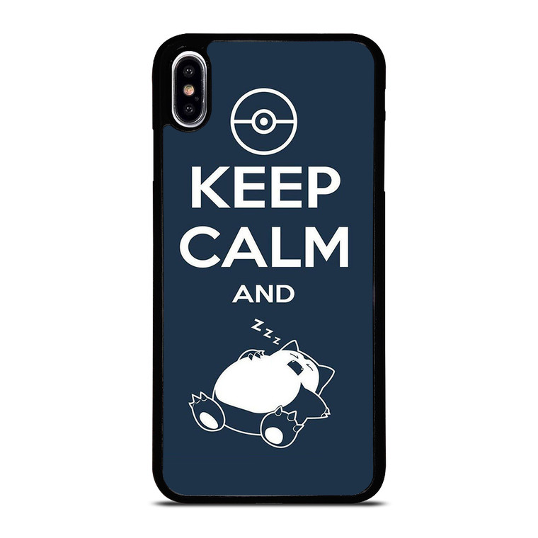 SNORLAX KABIGON POKEMON FUNNY iPhone XS Max Case Cover
