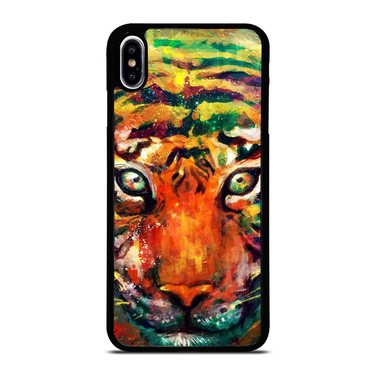 TRIPPY TIGER ART iPhone XS Max Case Cover