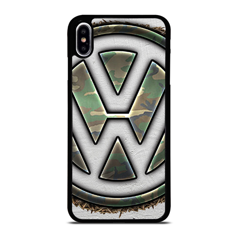 VOLKSWAGEN VW CAMO LOGO iPhone XS Max Case Cover