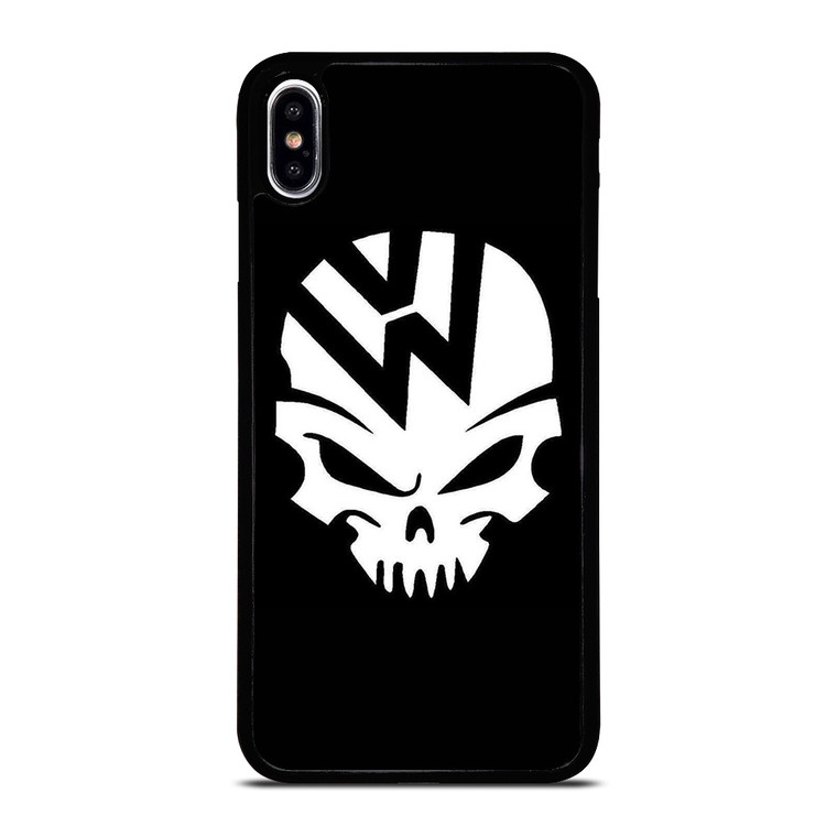 VW VOLKSWAGEN SKULL LOGO iPhone XS Max Case Cover