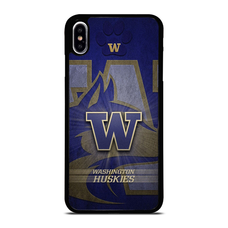 WASHINGTON HUSKIES FOOTBALL LOGO iPhone XS Max Case Cover