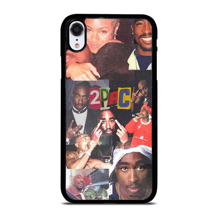 2PAC TUPAC SAKUR RAPPER COLLAGE iPhone XR Case Cover