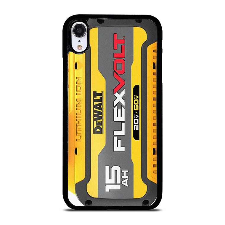 DEWALT FLEX VOLT 15 AH iPhone XR Case Cover DEWALT FLEX VOLT 15 AH iPhone XR Case Cover