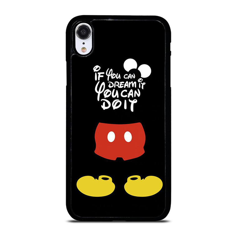 DISNEY MICKEY MOUSE QUOTES iPhone XR Case Cover