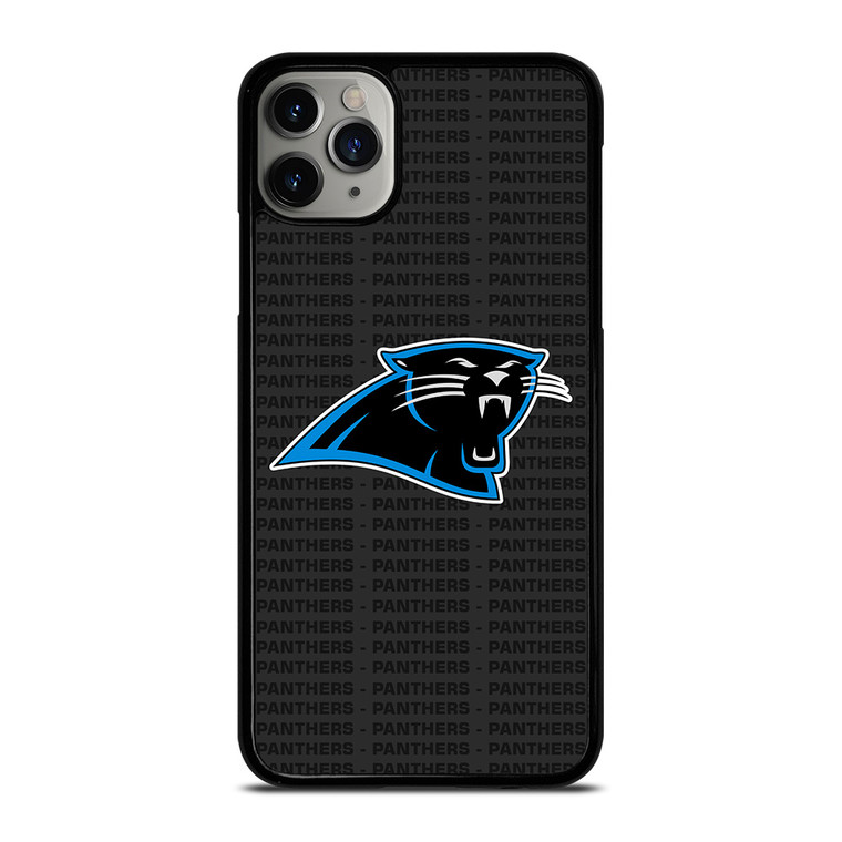 CAROLINA PANTHERS FOOTBALL TEXT iPhone 11 Pro Max Case Cover