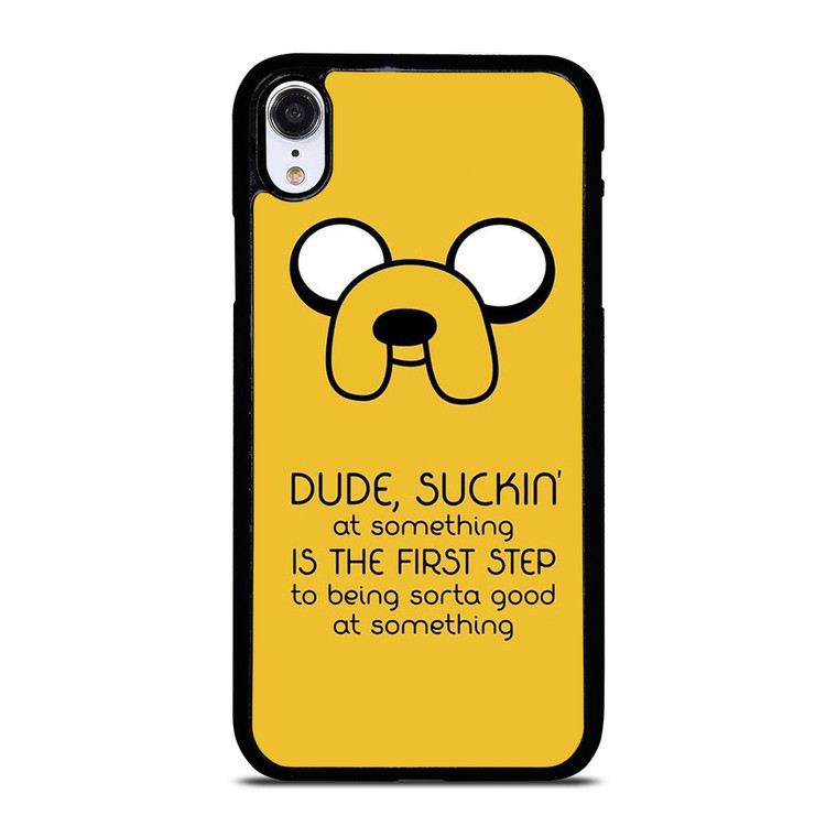 JAKE ADVENTURE TIME QUOTES iPhone XR Case Cover