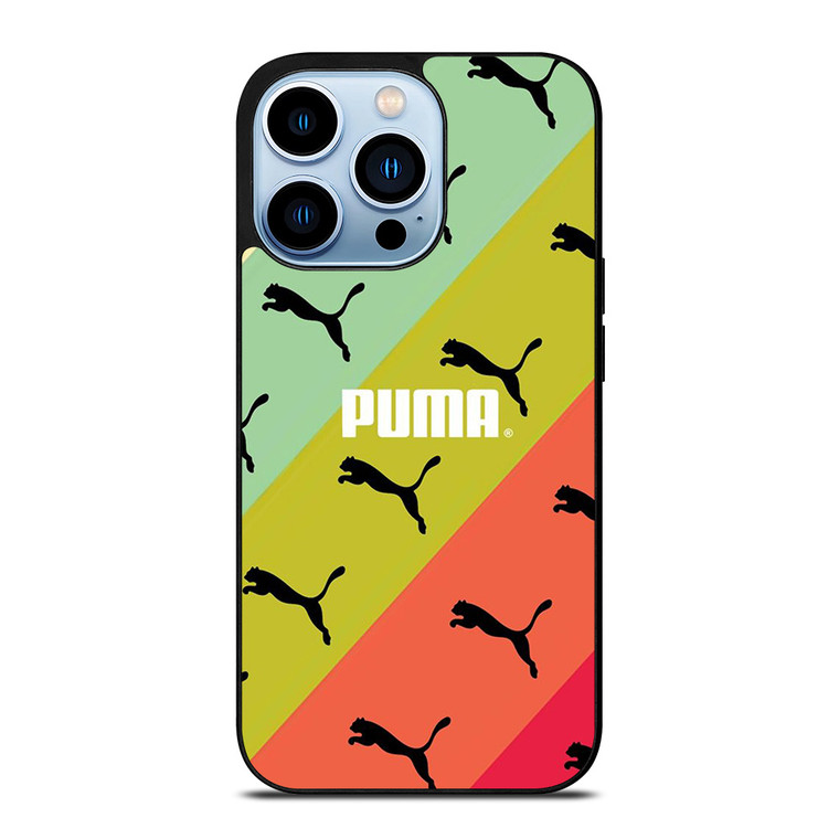 PUMA LOGO STRIPE PATTERN iPhone 13 Pro Max Case Cover