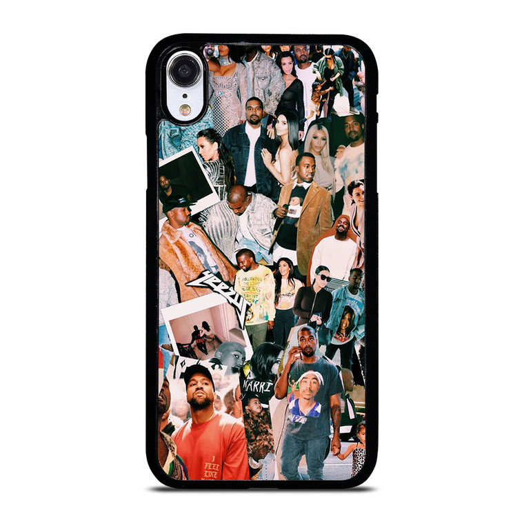 KANYE WEST RAPPER COLLAGE iPhone XR Case Cover
