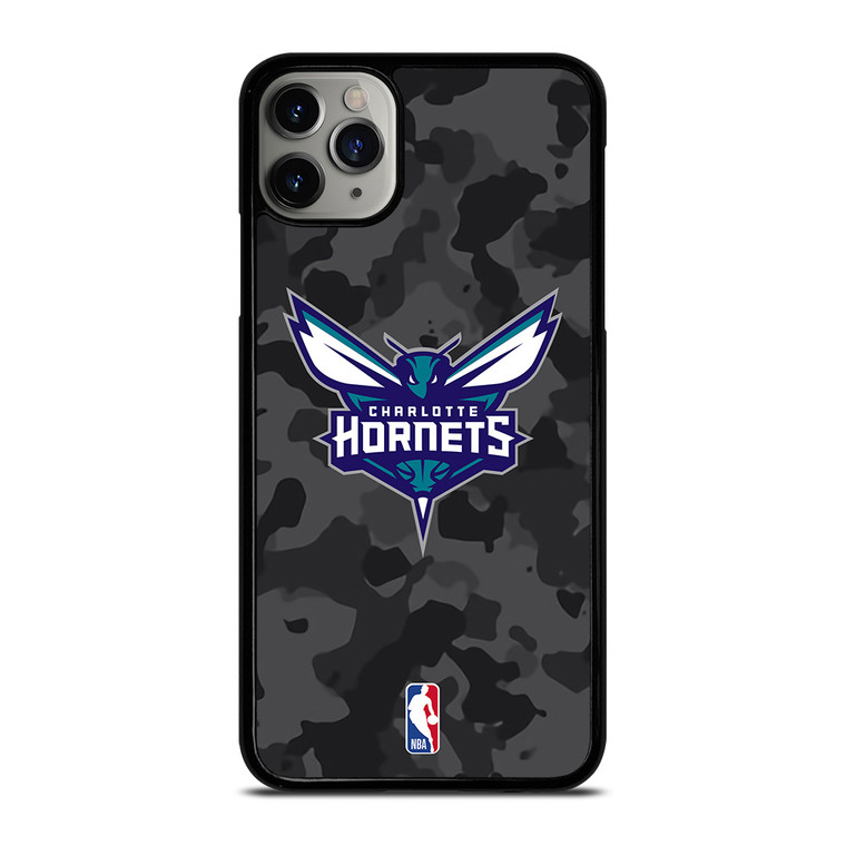 CHARLOTTE HORNETS BLACK CAMO iPhone 11 Pro Max Case Cover