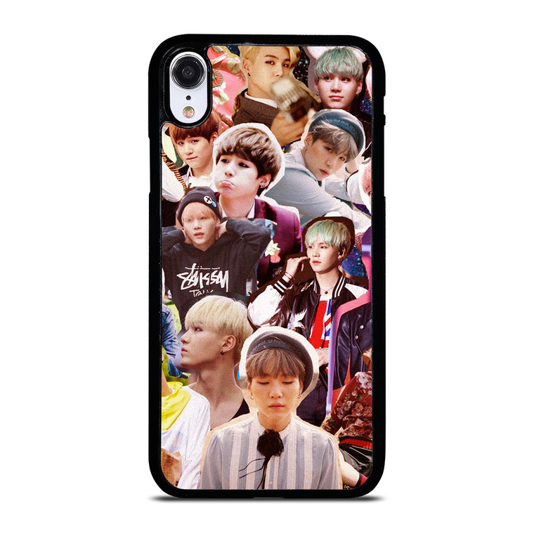 SUGA BTS BANGTAN BOYS COLLAGE iPhone XR Case Cover