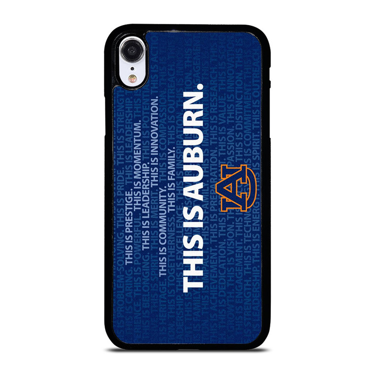 THIS IS AUBURN TIGERS FOOTBALL iPhone XR Case Cover