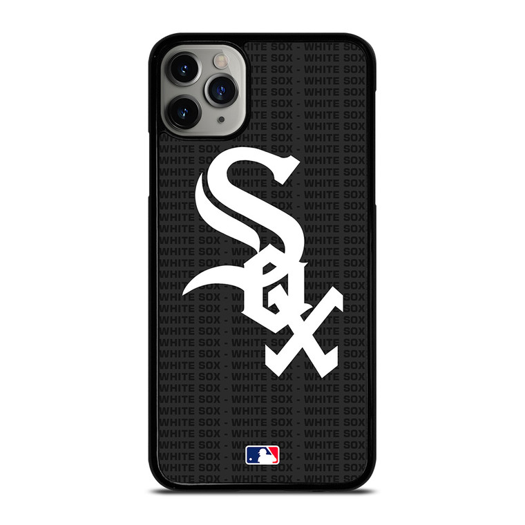 CHICAGO WHITE SOX BASEBALL BLACK iPhone 11 Pro Max Case Cover