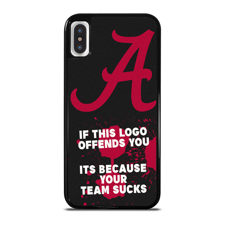 ALABAMA CRIMSON TIDE FOOTBALL FUNNY iPhone X / XS Case Cover