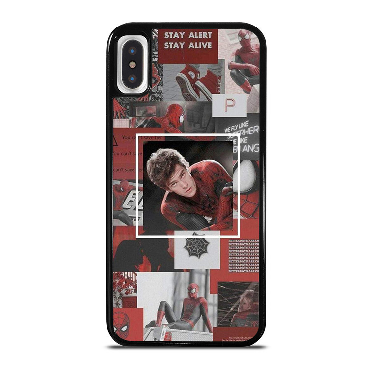 ANDREW GARFIELD SPIDER MAN COLLAGE iPhone X / XS Case Cover