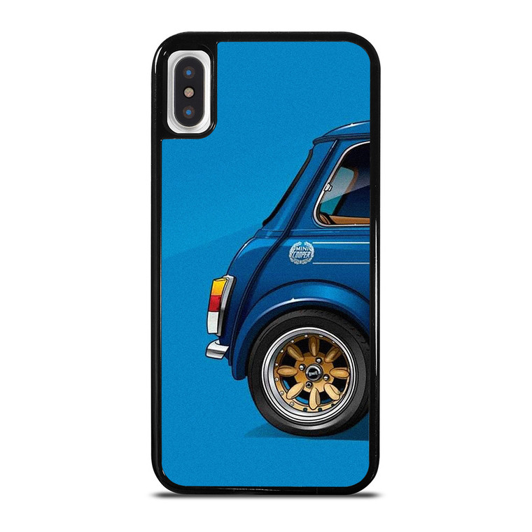 BLUE MINI COOPER COOL iPhone X / XS Case Cover