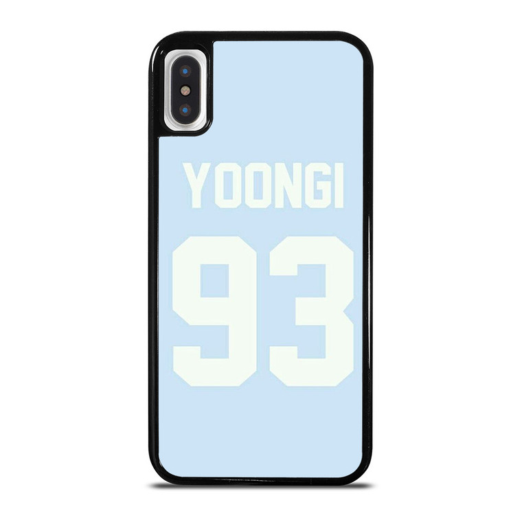 BTS BANGTAN BOYS SUGA 93 iPhone X / XS Case Cover