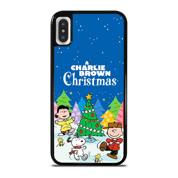 CHARLIE BROWN SNOOPY CHRISTMAS CARTOON iPhone X / XS Case Cover