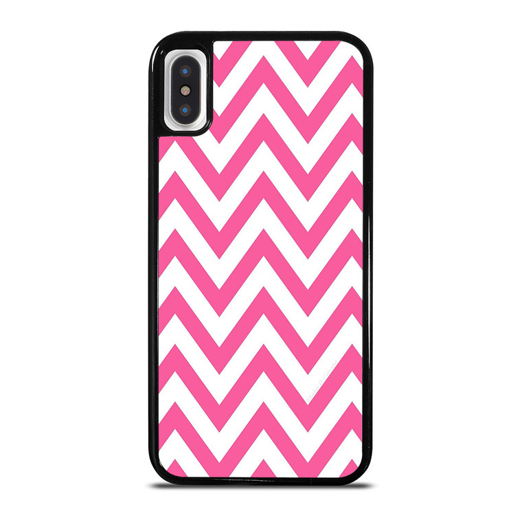CUTE CHEVRON PINK iPhone X / XS Case Cover