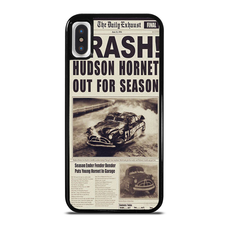 DOG HUDSON HORNET CARS MAGAZINE iPhone X / XS Case Cover