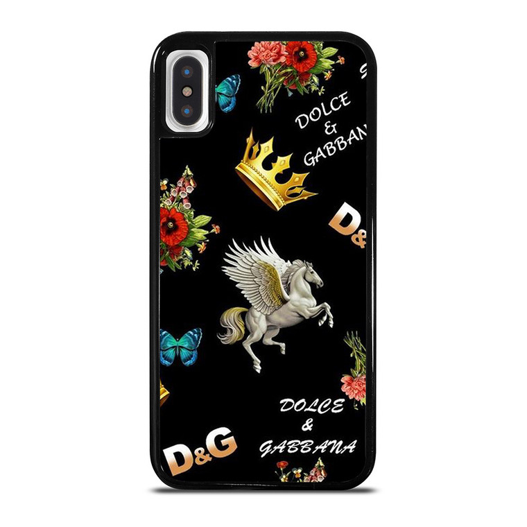 DOLCE AND GABBANA LUXURY PATTERN iPhone X / XS Case Cover