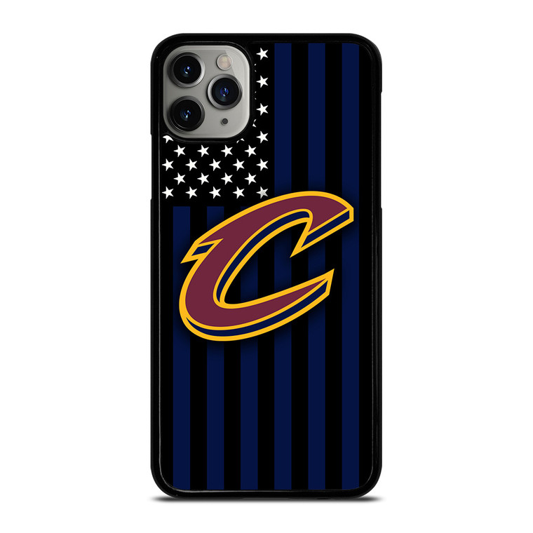 CLEVELAND CAVALIERS NBA USA FLAG iPhone 11 Pro Max Case Cover
