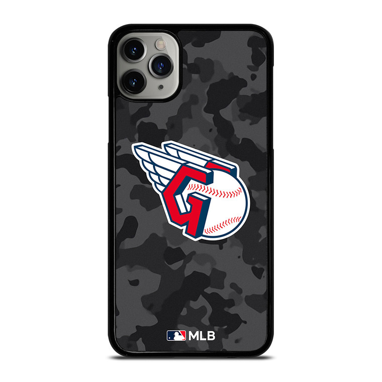 CLEVELAND GUARDIANS BASEBALL BLACK CAMO iPhone 11 Pro Max Case Cover