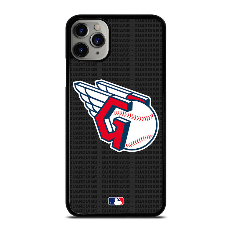 CLEVELAND GUARDIANS BASEBALL BLACK iPhone 11 Pro Max Case Cover