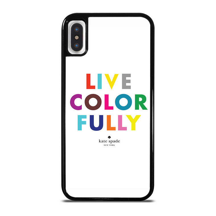 KATE SPADE LIVE COLOR FULLY iPhone X / XS Case Cover