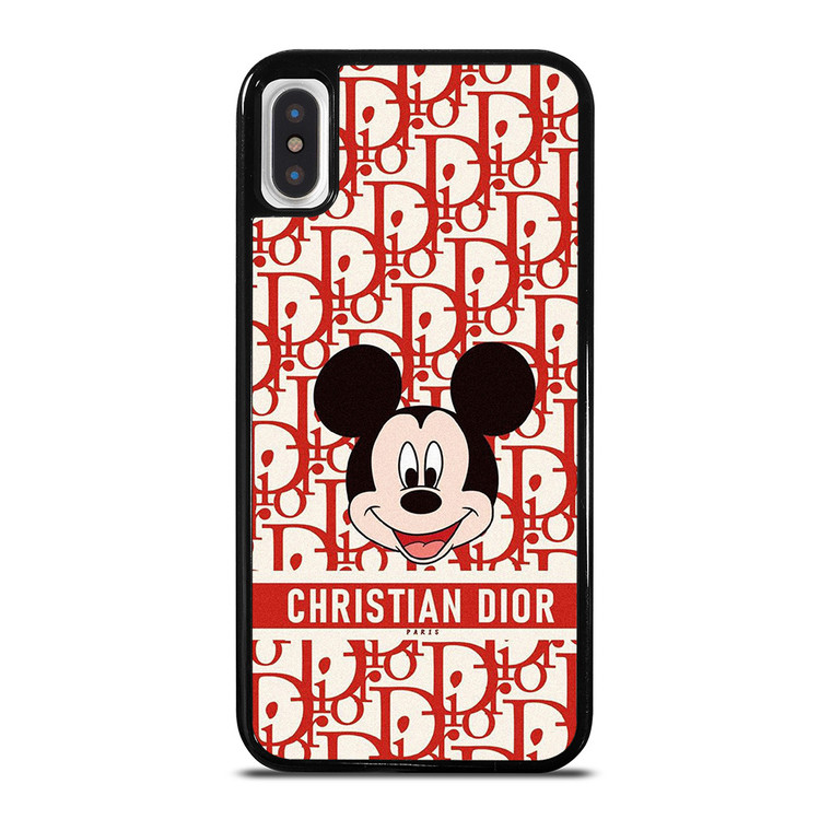 MICKEY MOUSE CHRISTIAN DIOR PARIS iPhone X / XS Case Cover