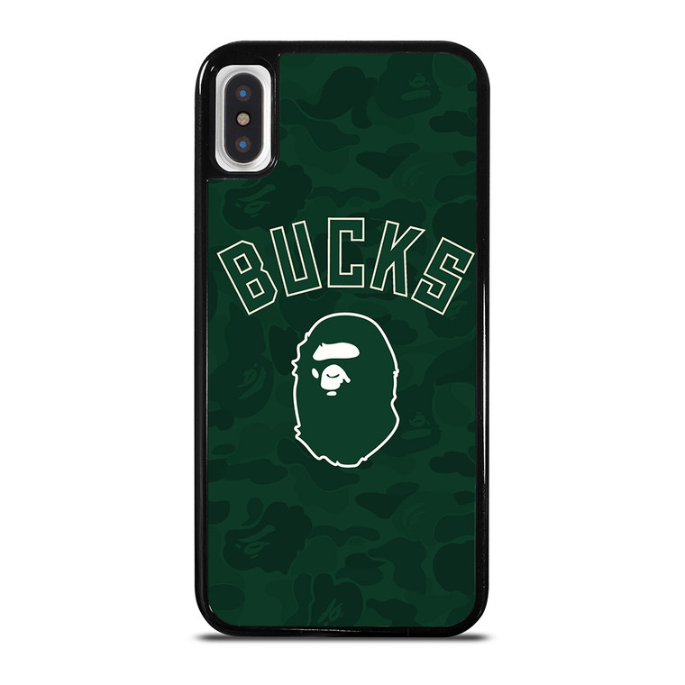 MILWAUKEE BUCKS X BAPE CAMO iPhone X / XS Case Cover