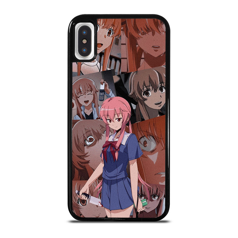 MIRAI NIKKI ANIME COLLAGE iPhone X / XS Case Cover