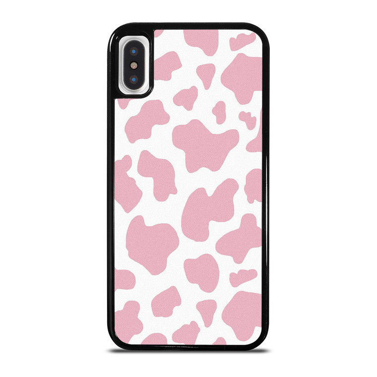 PINK COW PATTERN iPhone X / XS Case Cover