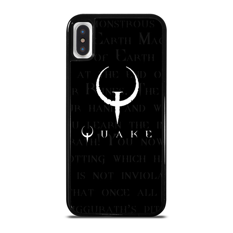 QUAKE GAMES LOGO 2 iPhone X / XS Case Cover