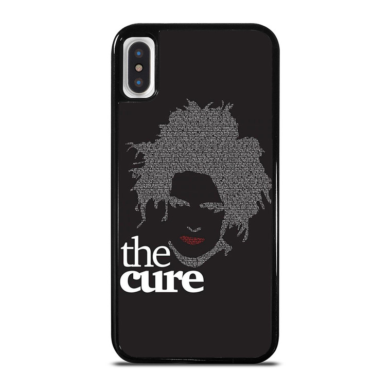 ROBERT SMITH THE CURE TYPOGRAPHY iPhone X / XS Case Cover