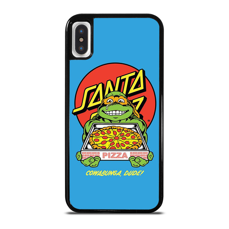 SANTA CRUZ SKATEBOARD X NINJA TURTLES iPhone X / XS Case Cover