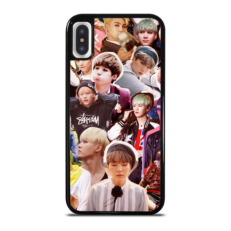 SUGA BTS BANGTAN BOYS COLLAGE iPhone X / XS Case Cover