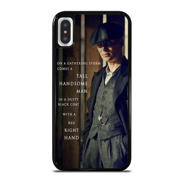 TOMMY SHELBY QUOTES iPhone X / XS Case Cover