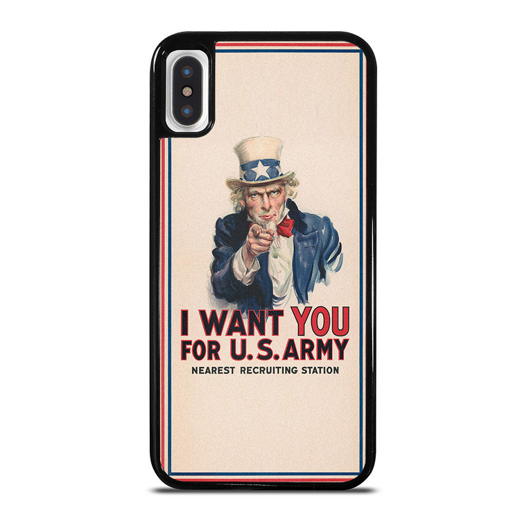 UNCLE SAM UNITED STATES ARMY iPhone X / XS Case Cover