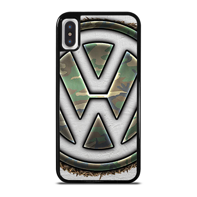 VOLKSWAGEN VW CAMO LOGO iPhone X / XS Case Cover